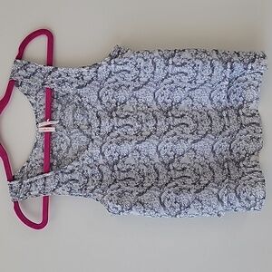 Frenchi Abstract Animal Print Tank Top